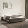 Image de Cadre de lit sans matelas gris foncé 180x200 cm velours
