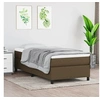 Image de Bedframe zonder matras 80x200 cm stof donkerbruin3120817