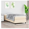 Image de Bedframe zonder matras 80x200 cm stof cràmekleurig3120819