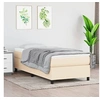 Image de Bedframe zonder matras 100x200 cm stof cràmekleurig3120843