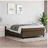 Image de Bedframe zonder matras stof donkerbruin 140x200 cm3120865