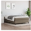 Image de Cadre de lit sans matelas taupe 140x200 cm tissu