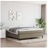 Image de Cadre de lit sans matelas taupe 160x200 cm tissu
