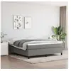 Image de Cadre de lit sans matelas gris foncï¿½ 180x200 cm tissu