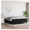 Image de Cadre de lit sans matelas noir 180x200 cm tissu