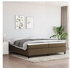 Image de Bedframe zonder matras stof donkerbruin 200x200 cm3120889