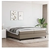 Image de Bedframe zonder matras stof taupe 200x200 cm3120890