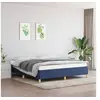 Image de Cadre de lit sans matelas bleu 180x200 cm tissu