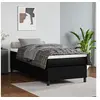 Image de Bedframe kunstleer zwart 90x200 cm3121023