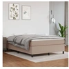 Image de Cadre de lit sans matelas cappuccino 140x190 cm similicuir