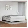 Image de Cadre de lit sans matelas blanc 200x200 cm similicuir