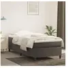 Image de Cadre de lit sans matelas gris foncé 90x190 cm velours