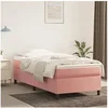 Image de Bedframe fluweel roze 90x200 cm3121101