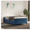 Image de Bedframe zonder matras 120x200 cm fluweel donkerblauw3121112