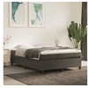 Image de Cadre de lit sans matelas gris foncé 140x190 cm velours