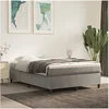 Image de Bedframe zonder matras 140x200 cm fluweel lichtgrijs3121120