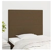 Image de Hoofdborden 2 st 80x5x78/88 cm stof donkerbruin3116029