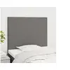 Image de Hoofdborden 2 st 90x5x78/88 cm stof donkergrijs3116035