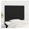 Image de Hoofdborden 2 st 90x5x78/88 cm stof zwart3116036