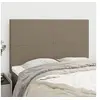 Image de Hoofdborden 4 st 72x5x78/88 cm stof taupe3116054