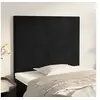 Image de Hoofdborden 2 st 80x5x78/88 cm fluweel zwart3116084