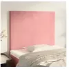 Image de Hoofdborden 2 st 80x5x78/88 cm fluweel roze3116087