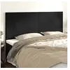 Image de Hoofdborden 4 st 80x5x78/88 cm fluweel zwart3116108