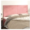 Image de Hoofdborden 4 st 90x5x78/88 cm fluweel roze3116117