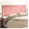 Image de Hoofdborden 4 st 100x5x78/88 cm fluweel roze3116123