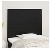 Image de Hoofdborden 2 st 80x5x78/88 cm kunstleer zwart3116124