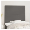 Image de Hoofdborden 2 st 80x5x78/88 cm kunstleer grijs3116128