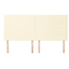Image de Têtes de lit 4 pcs Crème 90x5x78/88 cm Similicuir
