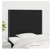 Image de Hoofdborden 2 st 90x5x78/88 cm stof zwart3116176