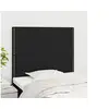 Image de Hoofdborden 2 st 100x5x78/88 cm stof zwart3116184
