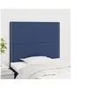 Image de Hoofdborden 2 st 100x5x78/88 cm stof blauw3116188