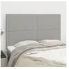Image de Hoofdborden 4 st 72x5x78/88 cm stof lichtgrijs3116190