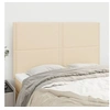 Image de Hoofdborden 4 st 72x5x78/88 cm stof cràmekleurig3116195
