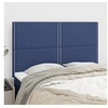 Image de Hoofdborden 4 st 72x5x78/88 cm stof blauw3116196
