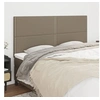 Image de Hoofdborden 4 st 90x5x78/88 cm stof taupe3116210