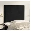 Image de Hoofdborden 2 st 80x5x78/88 cm fluweel zwart3116224