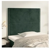 Image de Hoofdborden 2 st 90x5x78/88 cm fluweel donkergroen3116231