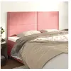 Image de Hoofdborden 4 st 80x5x78/88 cm fluweel roze3116251
