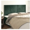 Image de Hoofdborden 4 st 100x5x78/88 cm fluweel donkergroen3116261
