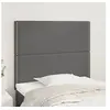 Image de Hoofdborden 2 st 90x5x78/88 cm kunstleer grijs3116274