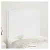 Image de Hoofdborden 2 st 100x5x78/88 cm kunstleer wit3116277