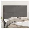 Image de Hoofdborden 4 st 72x5x78/88 cm kunstleer grijs3116286
