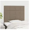 Image de Hoofdborden 2 st 80x5x78/88 cm stof taupe3116310
