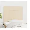 Image de Hoofdborden 2 st 80x5x78/88 cm stof cràmekleurig3116311