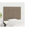 Image de Hoofdborden 2 st 90x5x78/88 cm stof taupe3116318