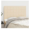 Image de Hoofdborden 4 st 72x5x78/88 cm stof cràmekleurig3116335